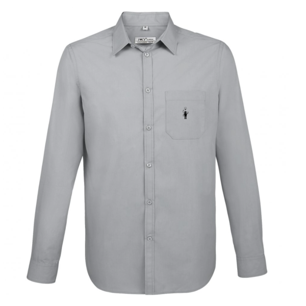 chemise robot gris vetement t shirt bureau pro leobotics perle