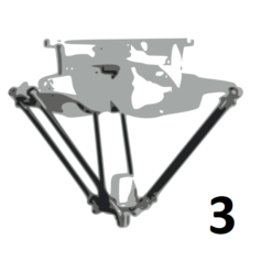 Robot Delta 3 axes