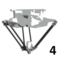 Robot Delta 4 axes