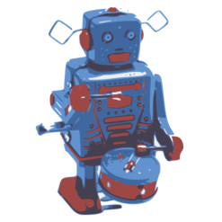 Robot Mécanique à Ressort