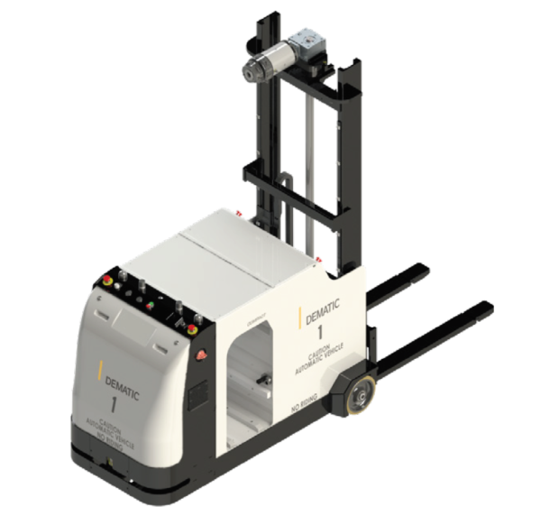 base mobile robot agv amr logistique gerbeur transpalette Dematic Gerbeur Compact