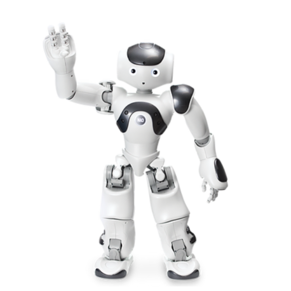 robot humanoide interactif nao 6 softbanks robotics therapeutique divertissement accueil telecommunication solution cle en main