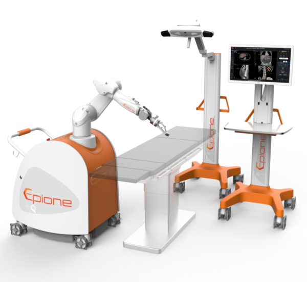 robot medical Chirurgie Quantum Surgical Epione sante assistance therapie