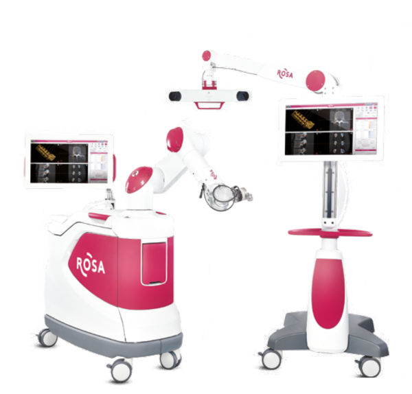 robot medical Medtech ROSA Spine sante assistance therapie