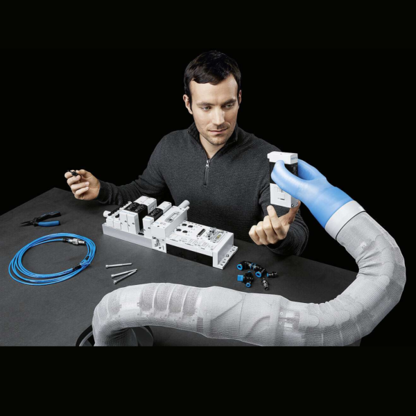 biomimetisme robot pneumatique collaboratif construction legere modulaire bionicsoftarm festo