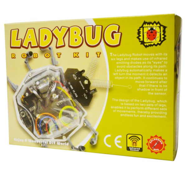 kit robot cocinnelle a souder et programmer elenco jouet educatif sciences ladybug 1