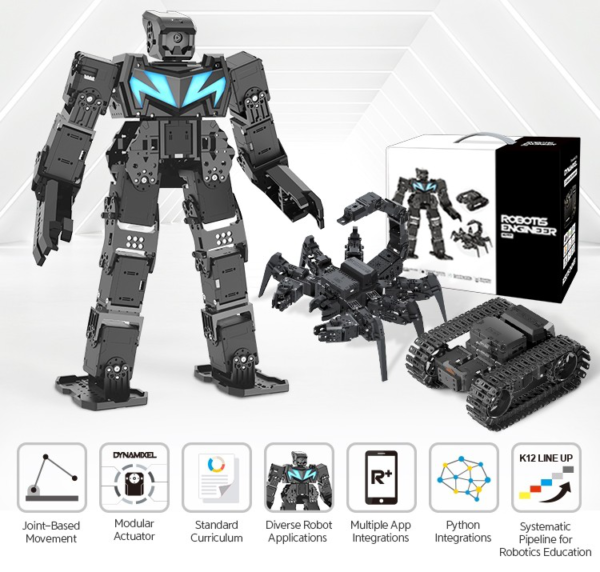 kit robot construction programmation jouet educatif humanoid robotis engineer kit 2 robotis 1