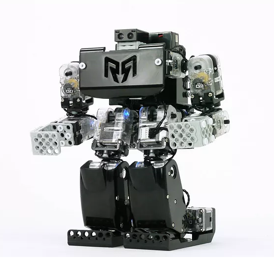 kit robot humanoide a monter et programmer diy education loisir rq huno robobuilder 16 servomoteurs sam 3 1
