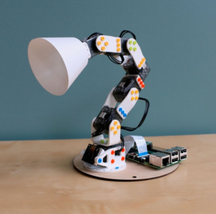 kit robot lampe pedagogique educatif open source poppy ergo jr avec sans impressions 3d ni socle pollen robotics inria 1