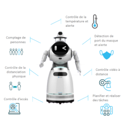 robot de service accueil cruzr prevention ubtech robotics humanoide autonome intelligent avec camera thermique 2