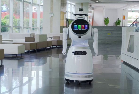 robot de service accueil cruzr prevention ubtech robotics humanoide autonome intelligent avec camera thermique 7