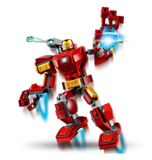 figurine robot iron man lego construction marvel avengers 3