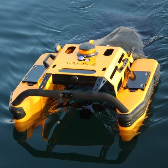 robot marin ecologique jellyfishbot iadys collecteur dechet hydrocarbure telecommande autonome lidar sonar