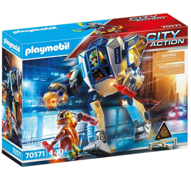 Jouet Playmobil City Action Robot de police - Leobotics