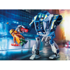 jouet playmobil city action robot de police 3