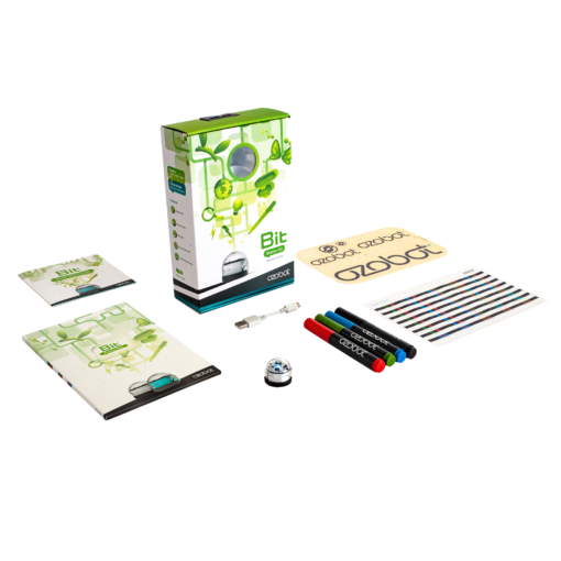 robot programmation educatif ozobot bit maker starter pack white e 2