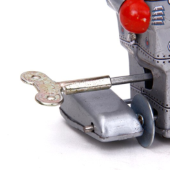 vintage robot a tambour figurine collection mecanique a ressort 273 sm 5