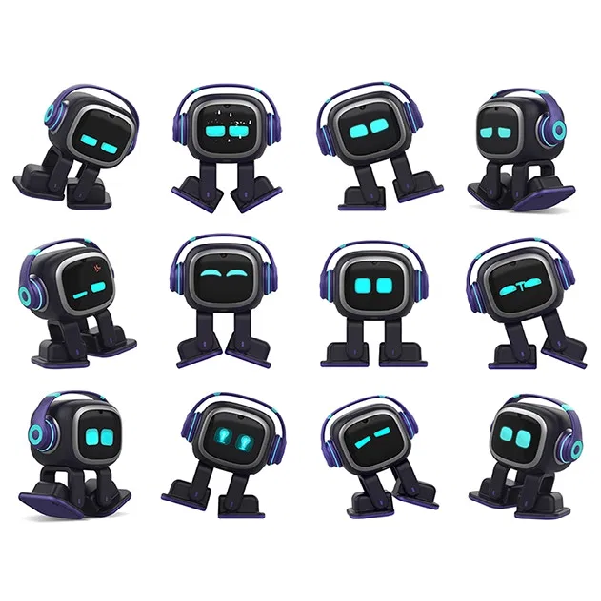 Robot de compagnie EMO LIVING.AI assistant à la personne (anglais /  français) - Leobotics