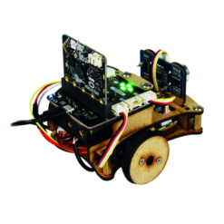robot educatif construction bois kitro bot v2 avec carte micro bit programmation 1