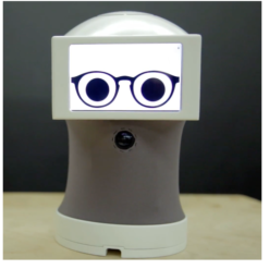 robot compagnon de bureau peeqo a construire soi meme communication voix gif 2