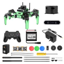 Robot de construction et programmation Kit hexapode Hiwonder JetHexa ROS Jetson Nano avec caméra de profondeur Lidarcartographie et navigation SLAM