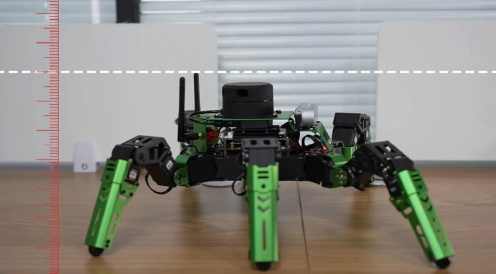 Robot de construction et programmation Kit hexapode Hiwonder JetHexa ROS Jetson Nano avec caméra de profondeur Lidarcartographie et navigation SLAM