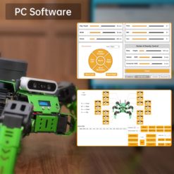 Robot de construction et programmation Kit hexapode Hiwonder JetHexa ROS Jetson Nano avec caméra de profondeur Lidarcartographie et navigation SLAM