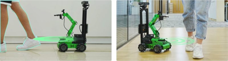 Robot de construction à programmer voiture robot JetAuto Pro ROS avec bras robotique Vision Jetson Nano inclus, Support SLAM Mapping/Navigation/Python Lidar SLAMTEC A1 
