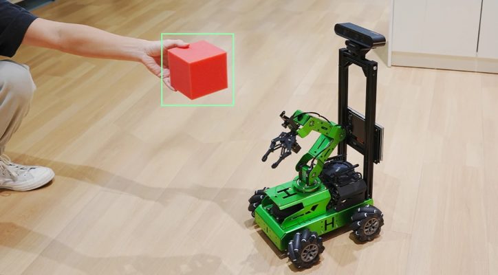 Robot de construction à programmer voiture robot JetAuto Pro ROS avec bras robotique Vision Jetson Nano inclus, Support SLAM Mapping/Navigation/Python Lidar SLAMTEC A1 