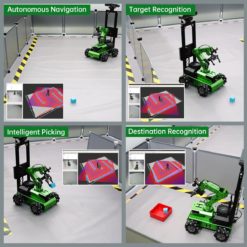 Robot de construction à programmer voiture robot JetAuto Pro ROS avec bras robotique Vision Jetson Nano inclus, Support SLAM Mapping/Navigation/Python Lidar SLAMTEC A1