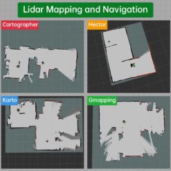 Robot contruction et programmation voiture robot Hiwonder JetAuto ROS Jetson Nano avec écran tactile de caméra de profondeur Lidar, prise en charge de la cartographie SLAM et de la navigation