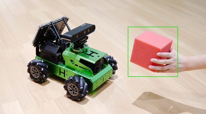 Robot contruction et programmation voiture robot Hiwonder JetAuto ROS Jetson Nano avec écran tactile de caméra de profondeur Lidar, prise en charge de la cartographie SLAM et de la navigation 