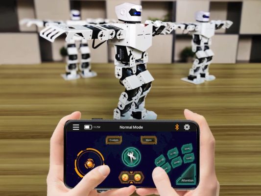 Robot construction programmation danse humanoïde intelligent H5S Hiwonder 16 DOF