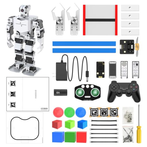 Robot de construction et programmation humanoide TonyPi Pro Hiwonder Raspberry Pi 4B 4 Go Kit de développement professionnel