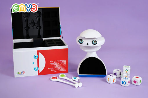 Robot éducatif apprentissage de nouvelles langues pour les enfants EMYS
