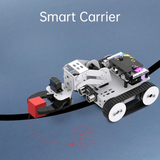 Robot éducatif de construction programmable Qtruck Hiwonder micro:bit 4 en 1 modèles