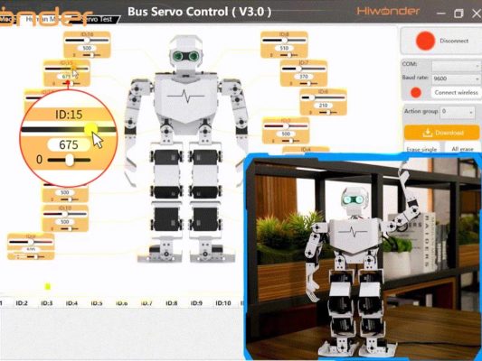 Robot Kit construction humanoide Tonybot programmation éducatif Hiwonder Arduino