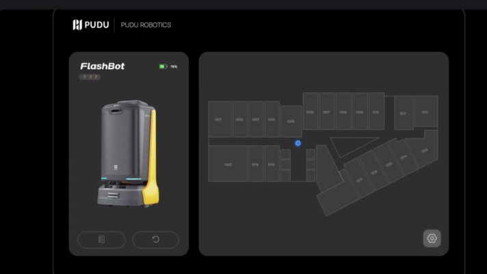 Robot de livraison de bâtiment Flashbot Pudu Robotics