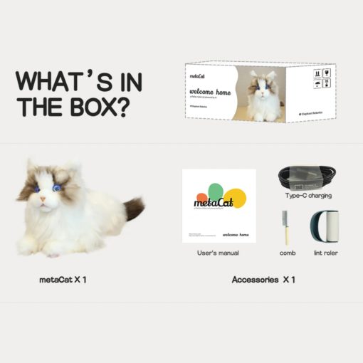 Robot animal de compagnie chat MetaCat Elephant robotics