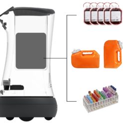 Robot Livraison hôtel room service RelayRX Relay Robotics