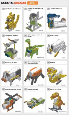 Kit éducatif à construire et programmer Kit DREAM II Level 1-5 Robotis