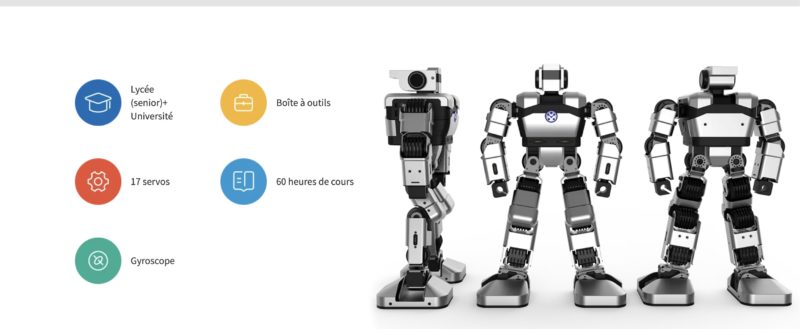 Robot éducatif humanoïde Yanshee UBTech