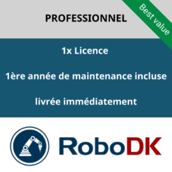 logiciel robot robodk licence maintenance