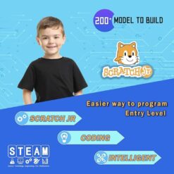 Kit robotique construction programmation 200-en-1 Scratch Junior Makerzoid