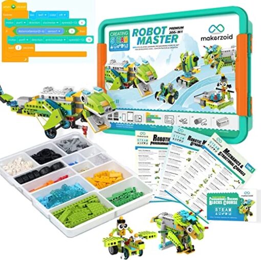 Robot Construction Programmation Master Apprentissage Ludique 200-in-1 Makerzoid