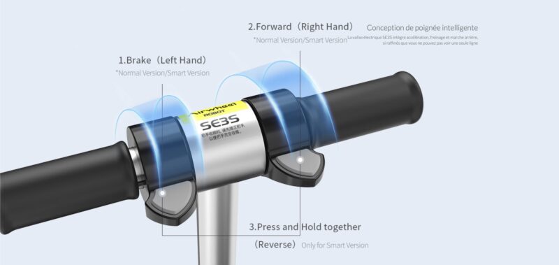 Robot valise de Déplacement flexible SE3S Airwheel