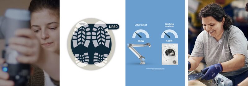 Bras robot collaboratif cobot 6 axes ultra performant UR30 Universal Robots