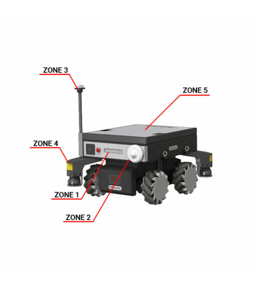 Robot base mobile AGV AMR logistique intérieure SUMMIT-XL STEEL Robotnik Automation