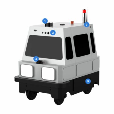 Robot Sécurité et surveillance patrouille autonome Patrover Dogu