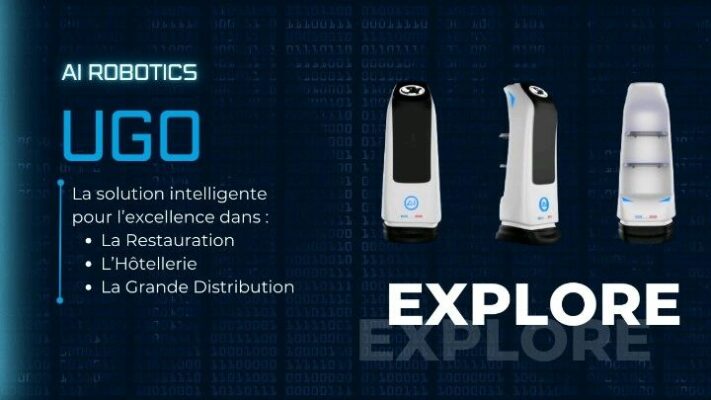 Robot Service Compagnon Intelligent Connecté Ugo AI robotics